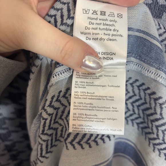 Summery Copenhagen Josefine Long Sleeves Dress NWT Small Doeskin/ Peacot Cotton - Picture 10 of 12